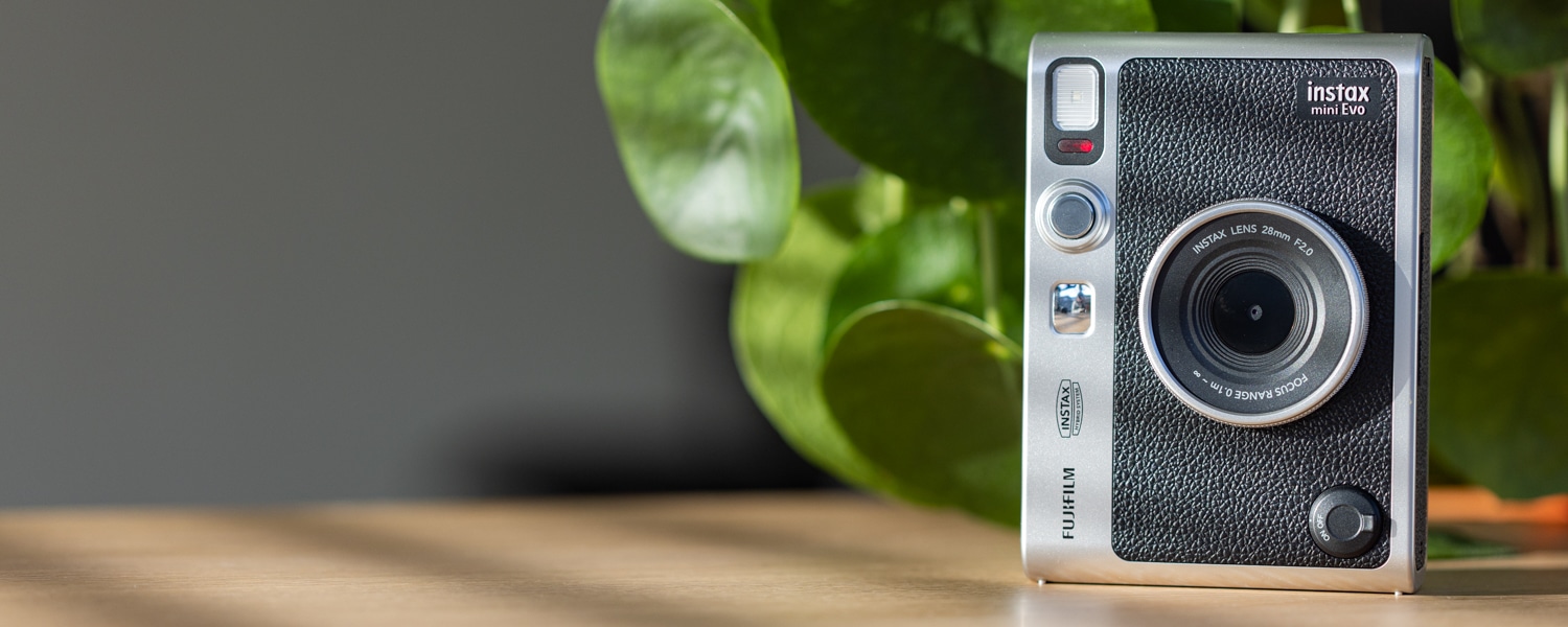 genade suspensie spoelen Fujifilm instax mini EVO, de leukste instant camera van 2023! Uitgebreide  review.