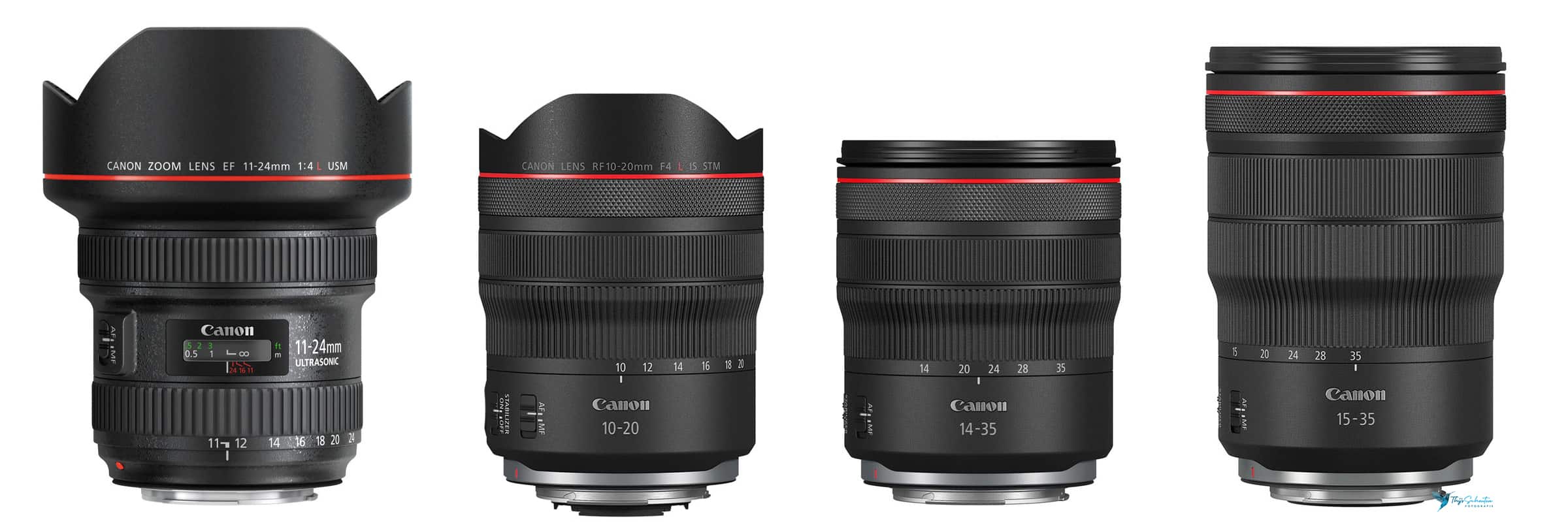 Canon RF 10-20mm vs RF 14-35mm vs RF 15-35mm vs EF 11-24mm